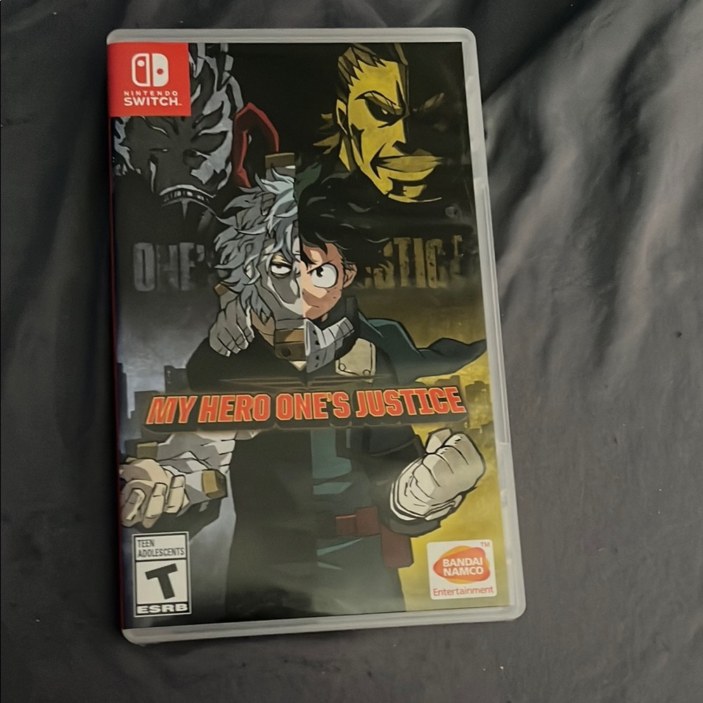 Nintendo Black Video Game My Hero One's Justice
